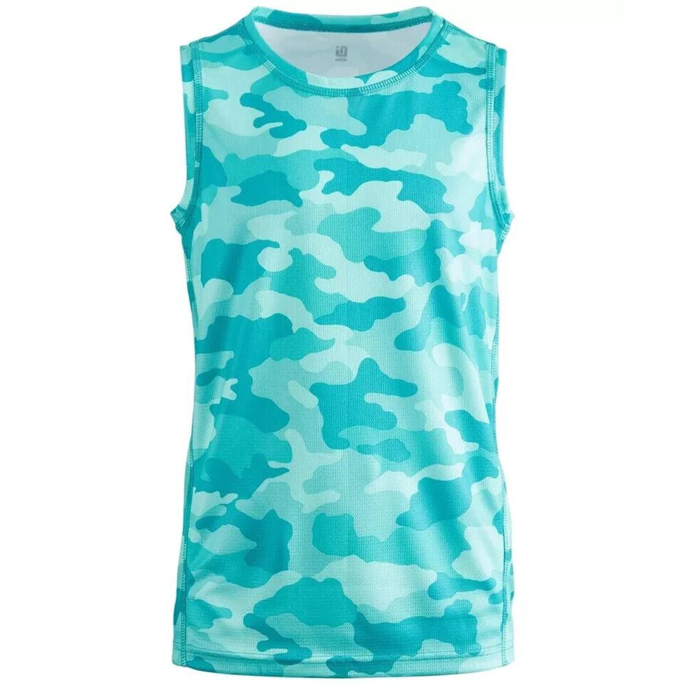ID IDEOLOGY Toddlers Cassandra Camo Tank Tropical Surf Size 2T